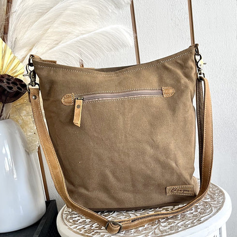 Dakota Canvas & Vintage Leather Bag - SOULZA AUSTRALIA