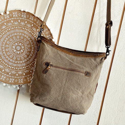 Latte Boho Natural & Beige Crossbody Bag - SOULZA AUSTRALIA