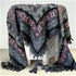 Grey Bohemian Tassel Scarf - SOULZA AUSTRALIA